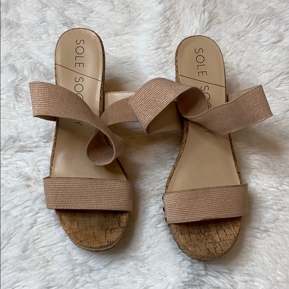 Sole Society Analisa Cork Wedge - Picture 7 of 14